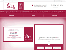Tablet Screenshot of offmlsdeals.com